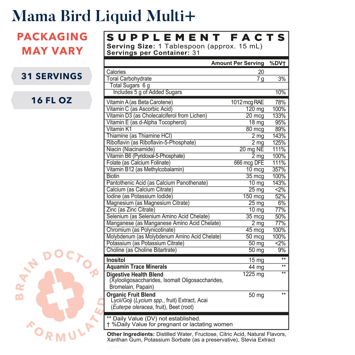 Mama Bird Liquid Multi+