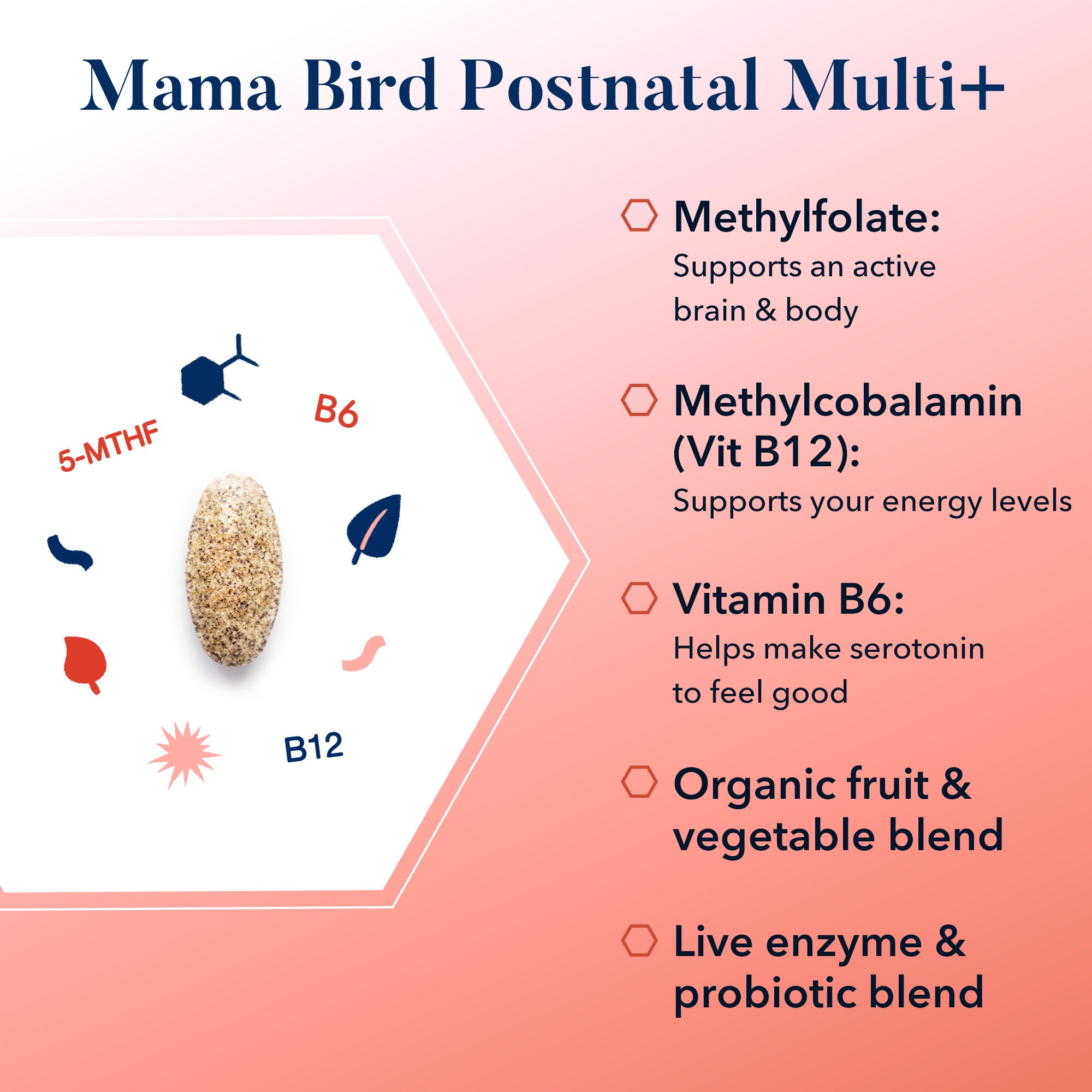 Mama Bird® Postnatal Multi+
